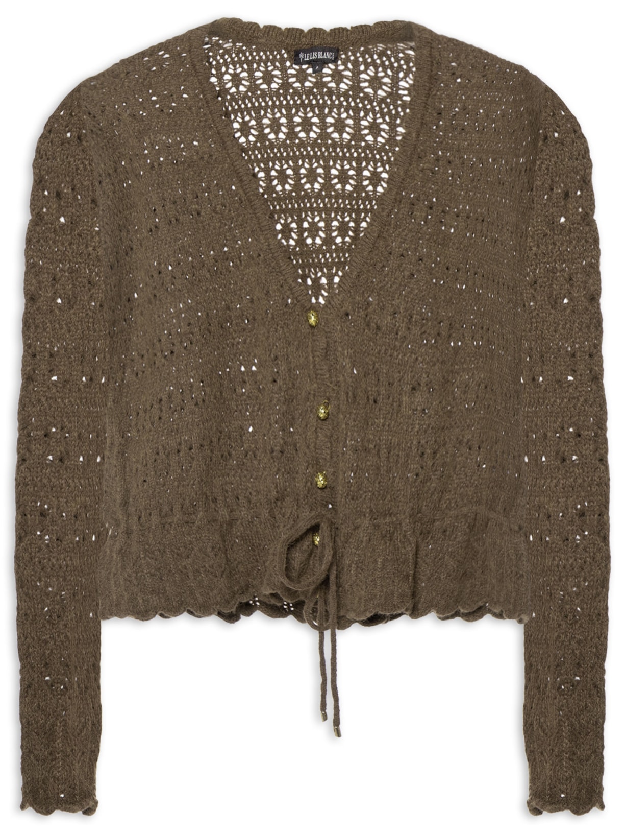 Blusa Feminina Norah Decote V - Marrom