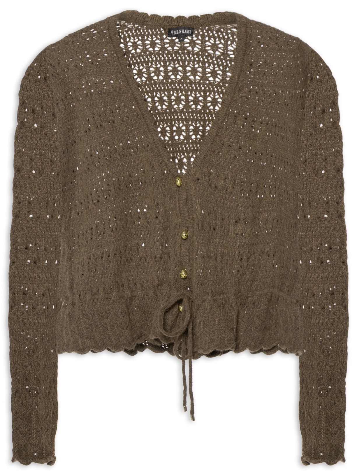 Blusa Feminina Norah Decote V - Marrom