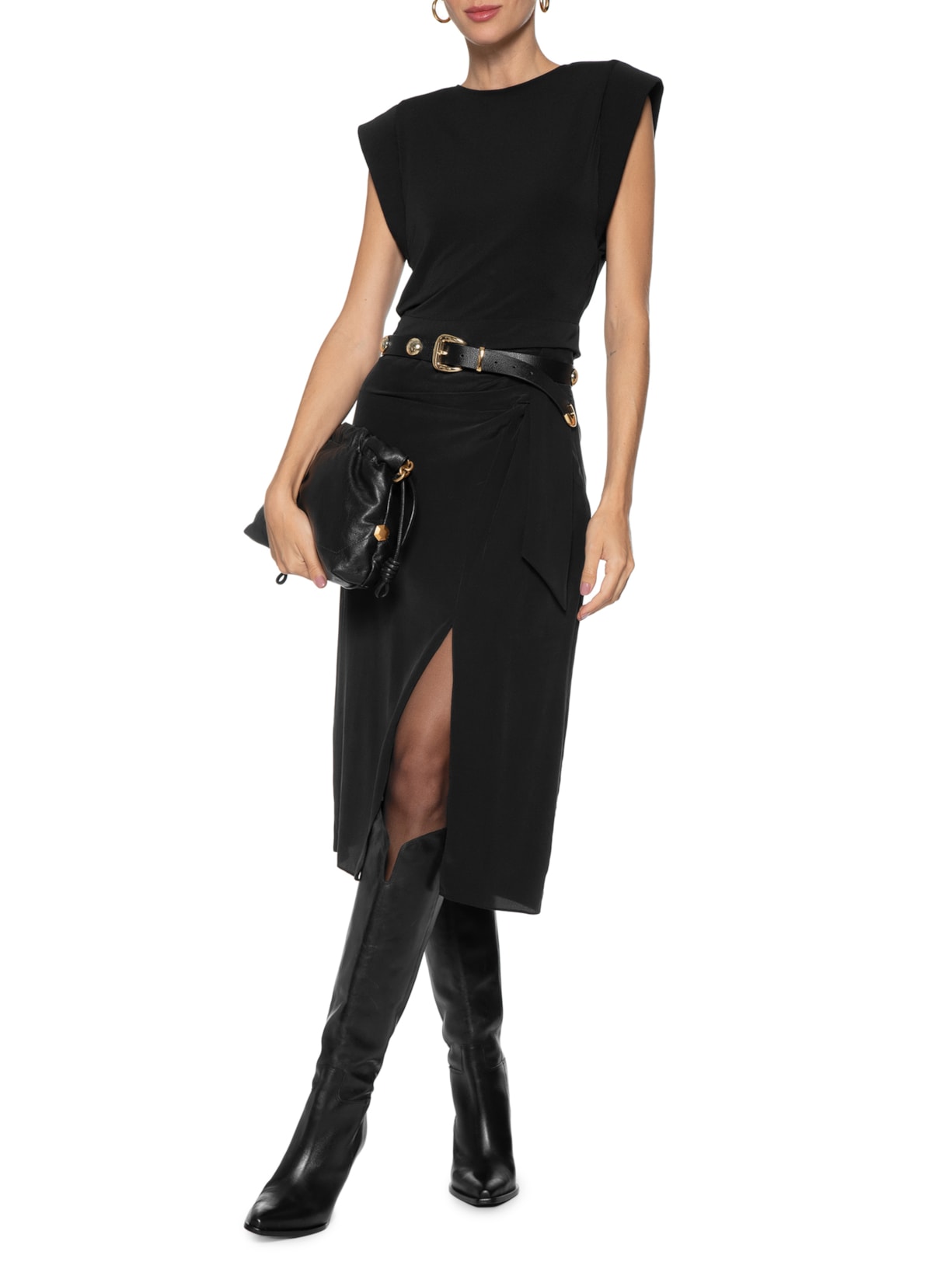 Blusa Feminina Norma Preto Le Lis