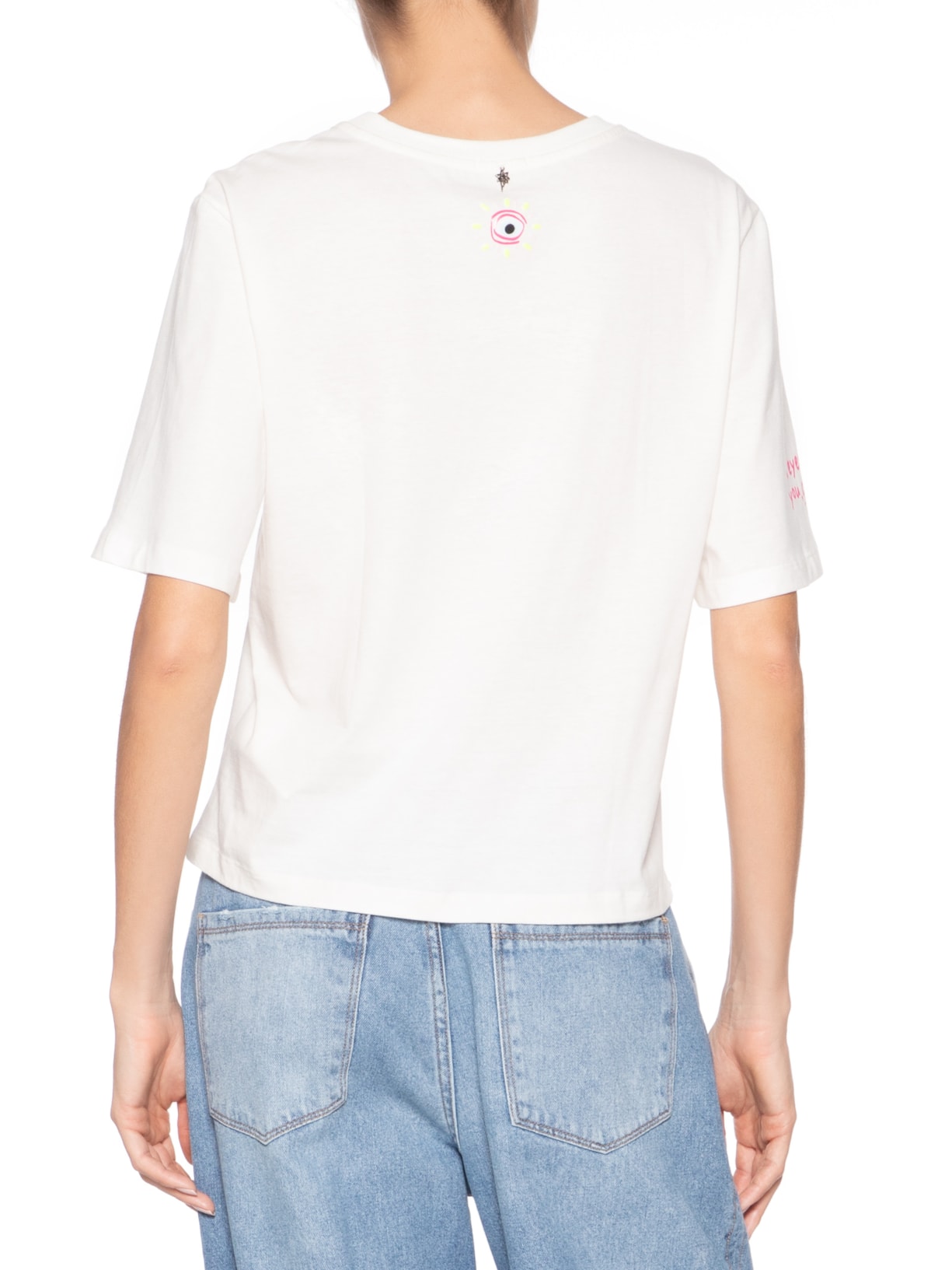 Blusa Feminina Olho Grego Branco Le Lis