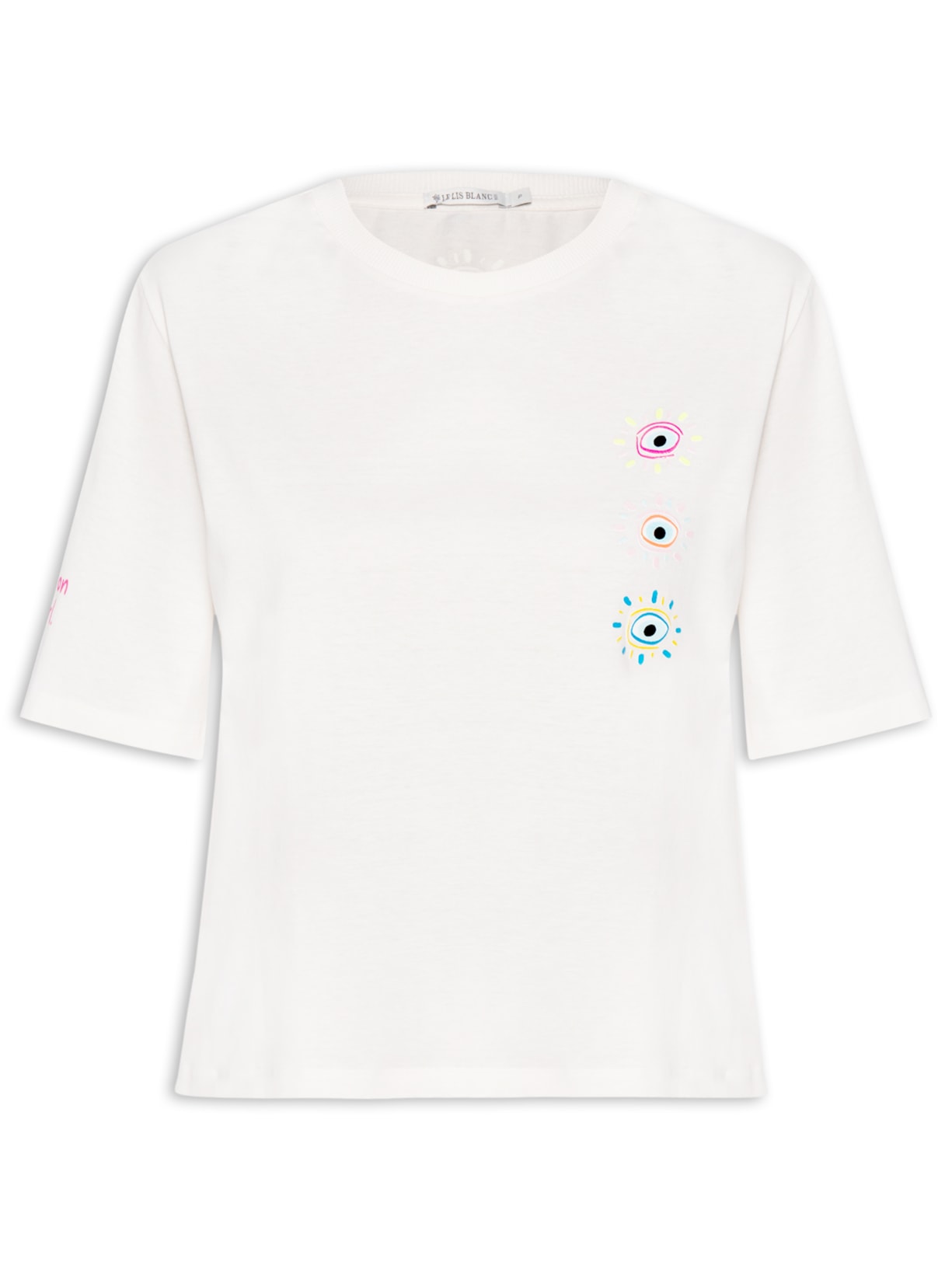 Blusa Feminina Olho Grego Branco Le Lis