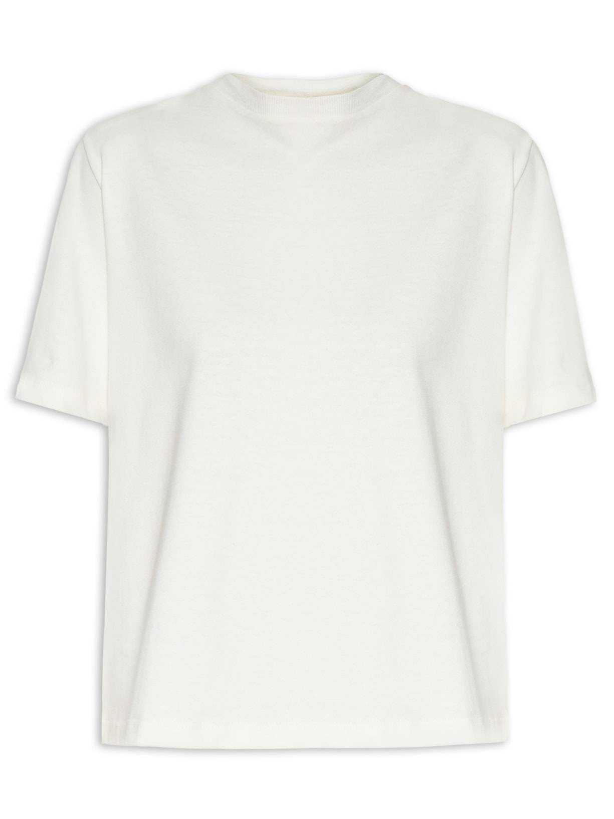 Blusa Feminina Ombreiras - Branco