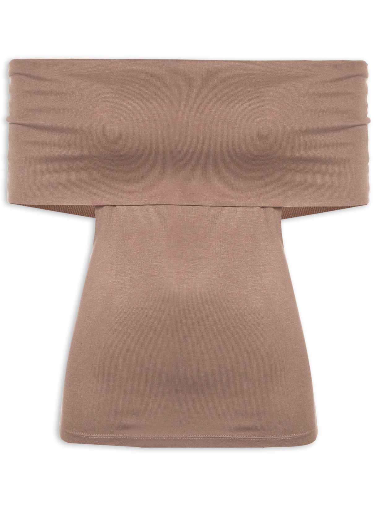 Blusa Feminina Ombro A Ombro - Marrom