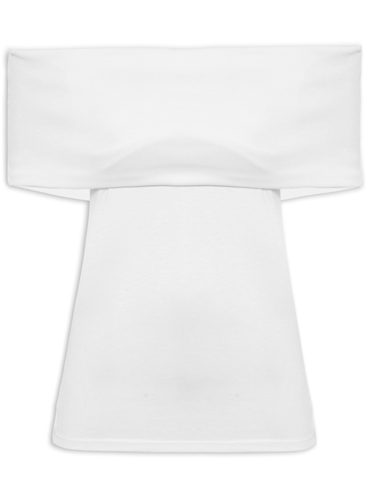 Blusa Feminina Ombro A Ombro - Off White