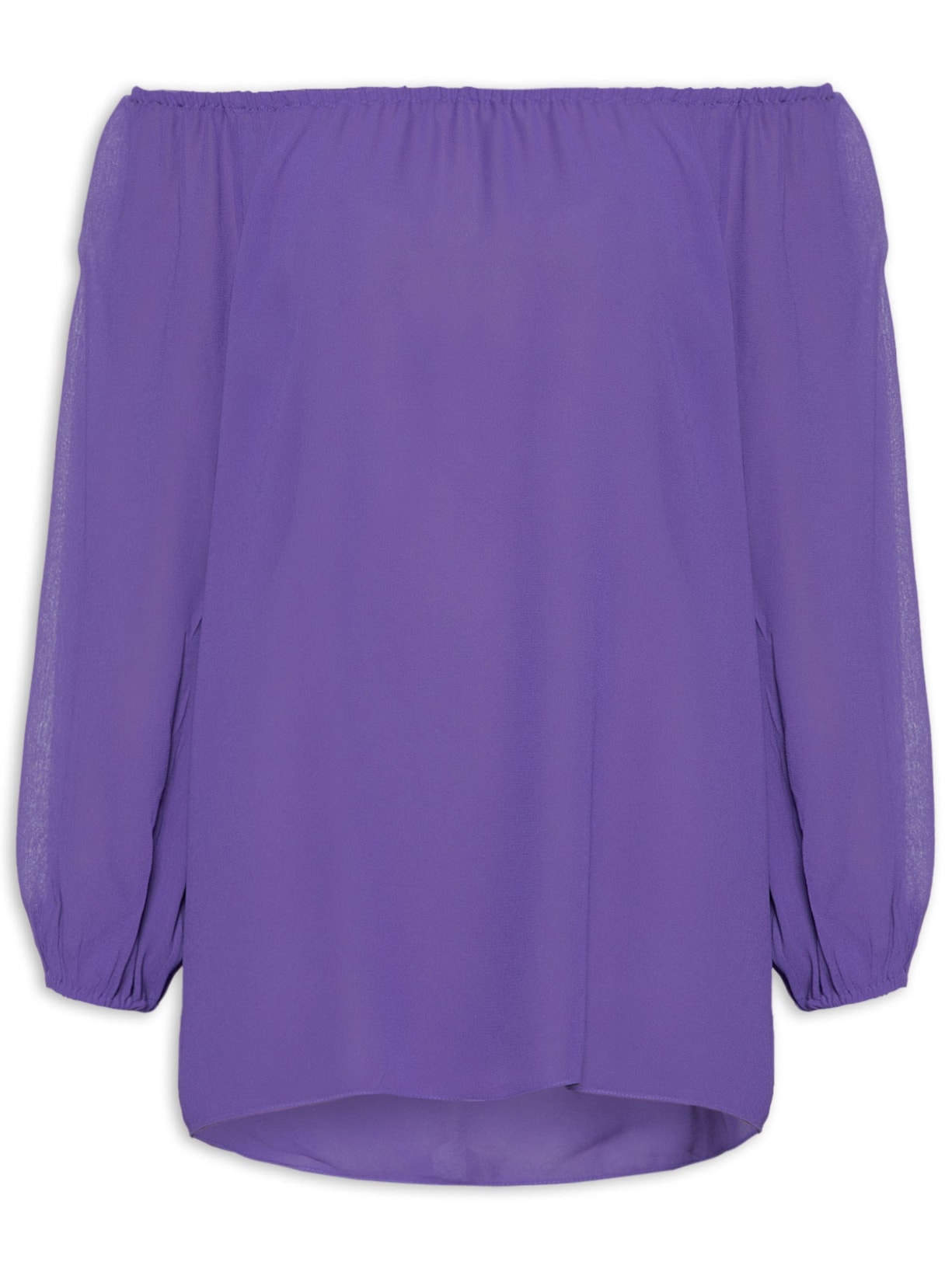 Blusa Feminina Ombro A Ombro - Roxo