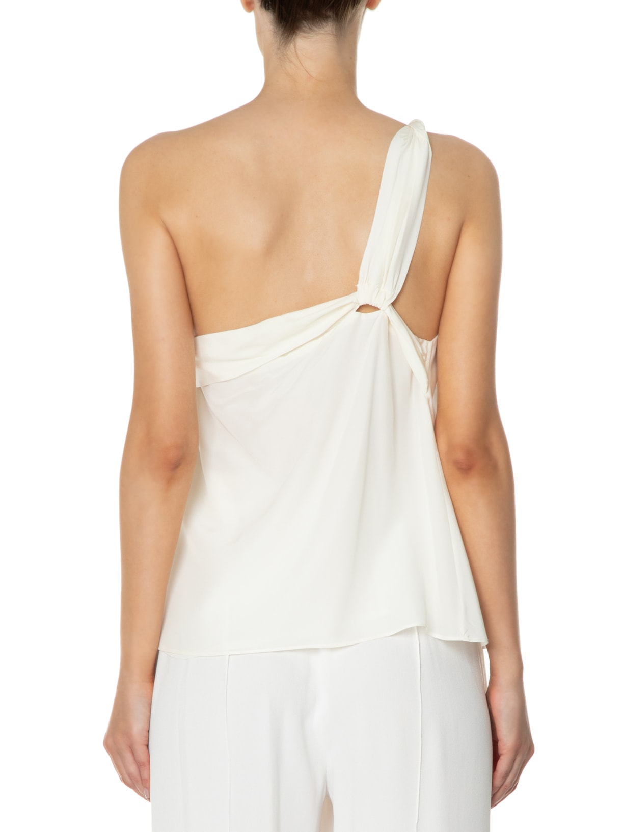 Blusa Feminina Ombro Torcido Off White Animale