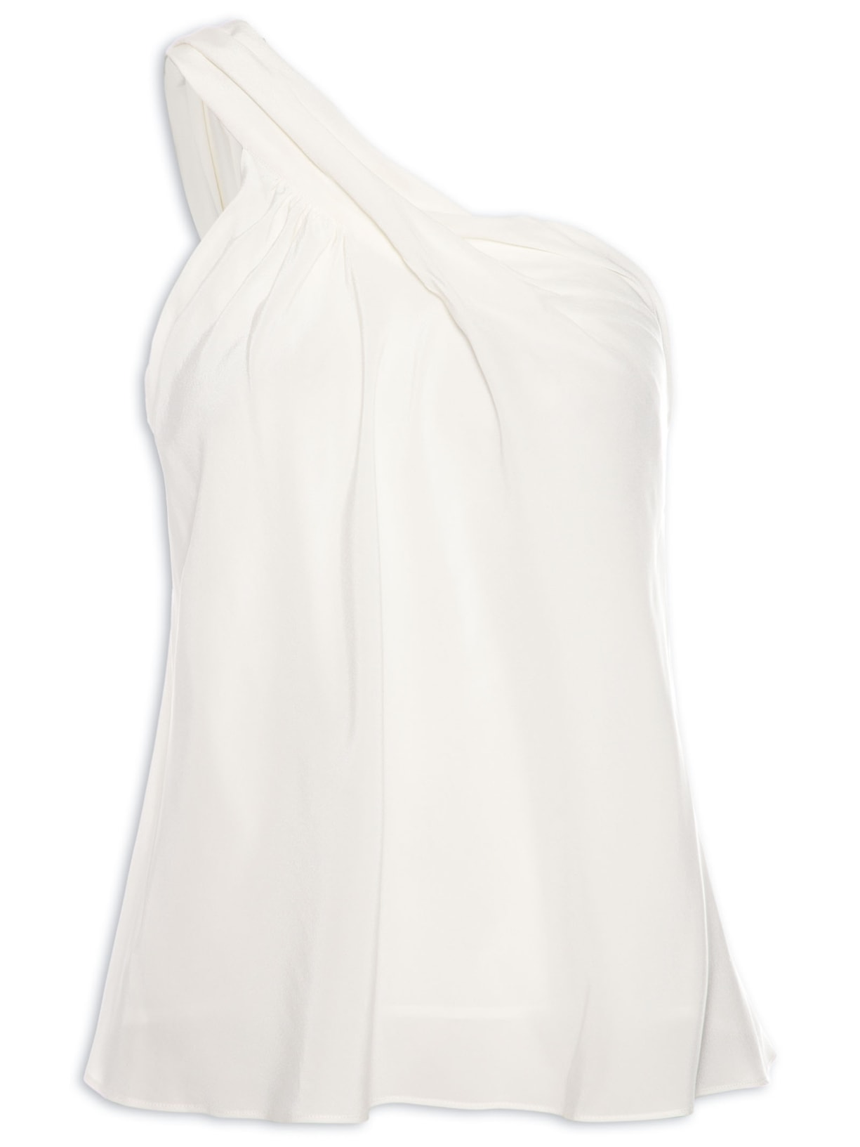 Blusa Feminina Ombro Torcido Off White Animale