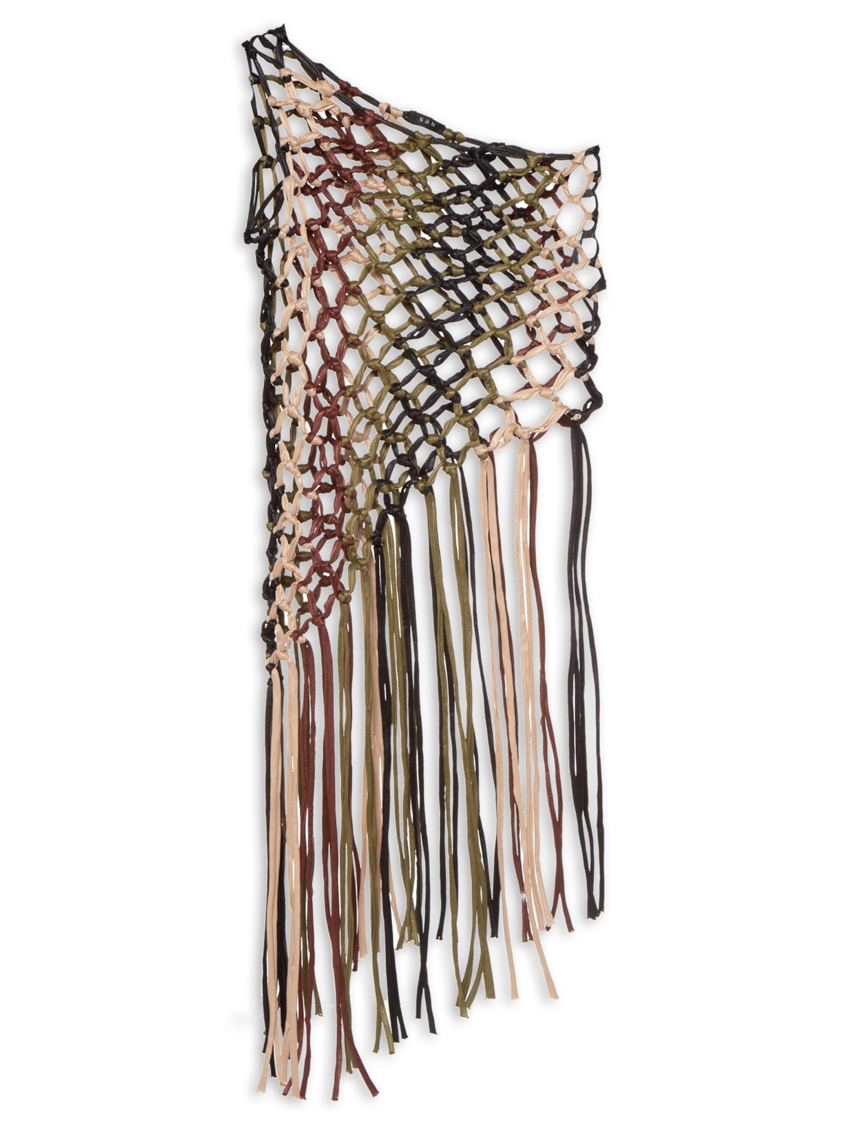 Blusa Feminina Ombro único Nós - Marrom