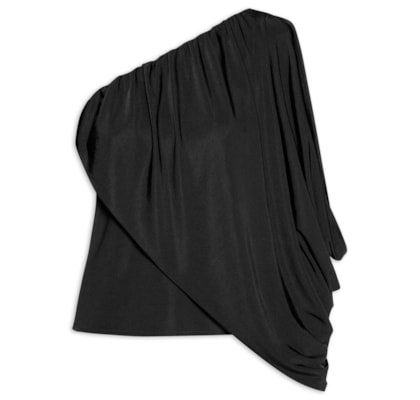 Blusa Feminina Ombro Único - Preto