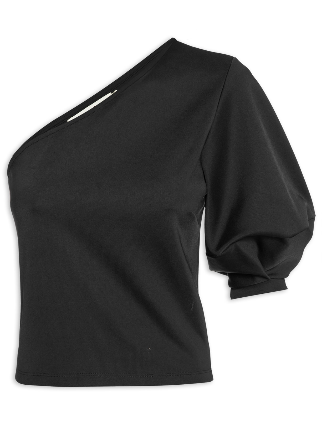 Blusa Feminina Ombro único Veronica - Preto