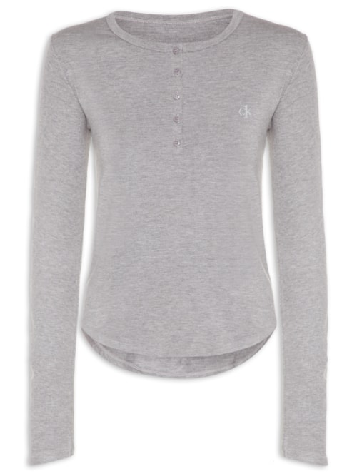 Blusa Feminina One Rib - Cinza