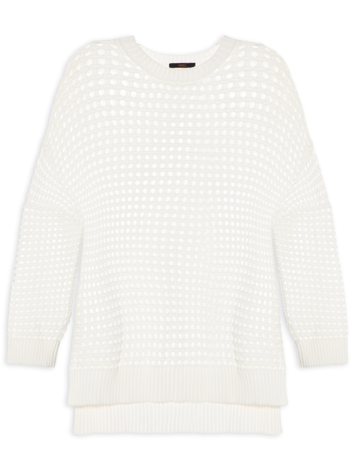 Blusa Feminina Oversized Tricot - Off White