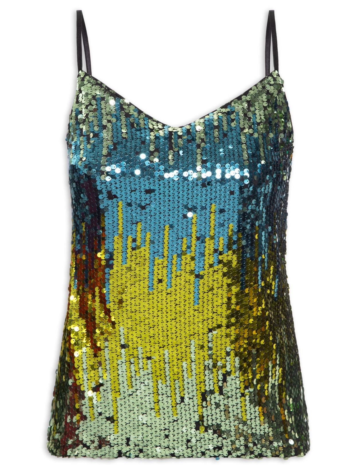 Blusa Feminina Paetê - Azul