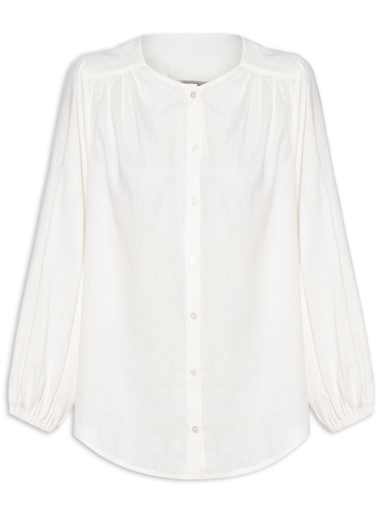 Blusa Feminina Pala Ombro - Branco