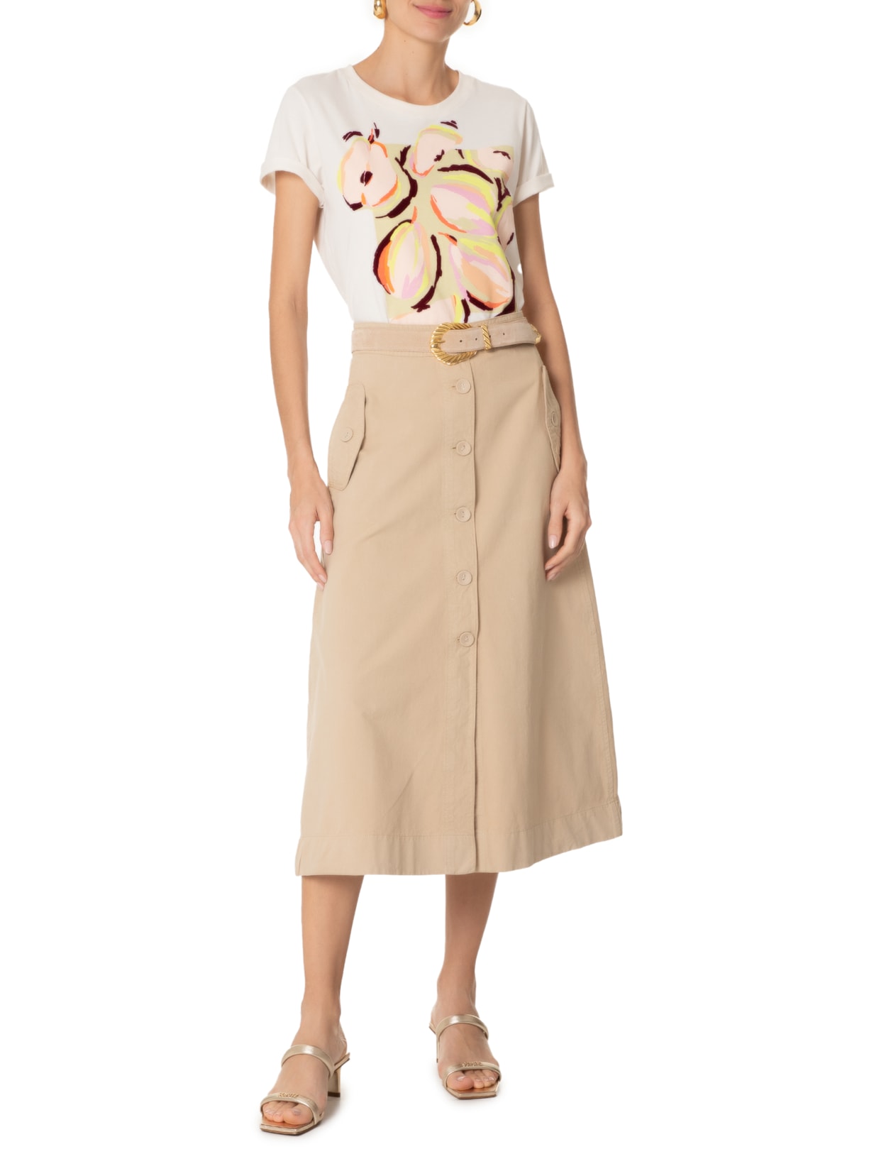 Blusa Feminina Peras Off White Le Lis