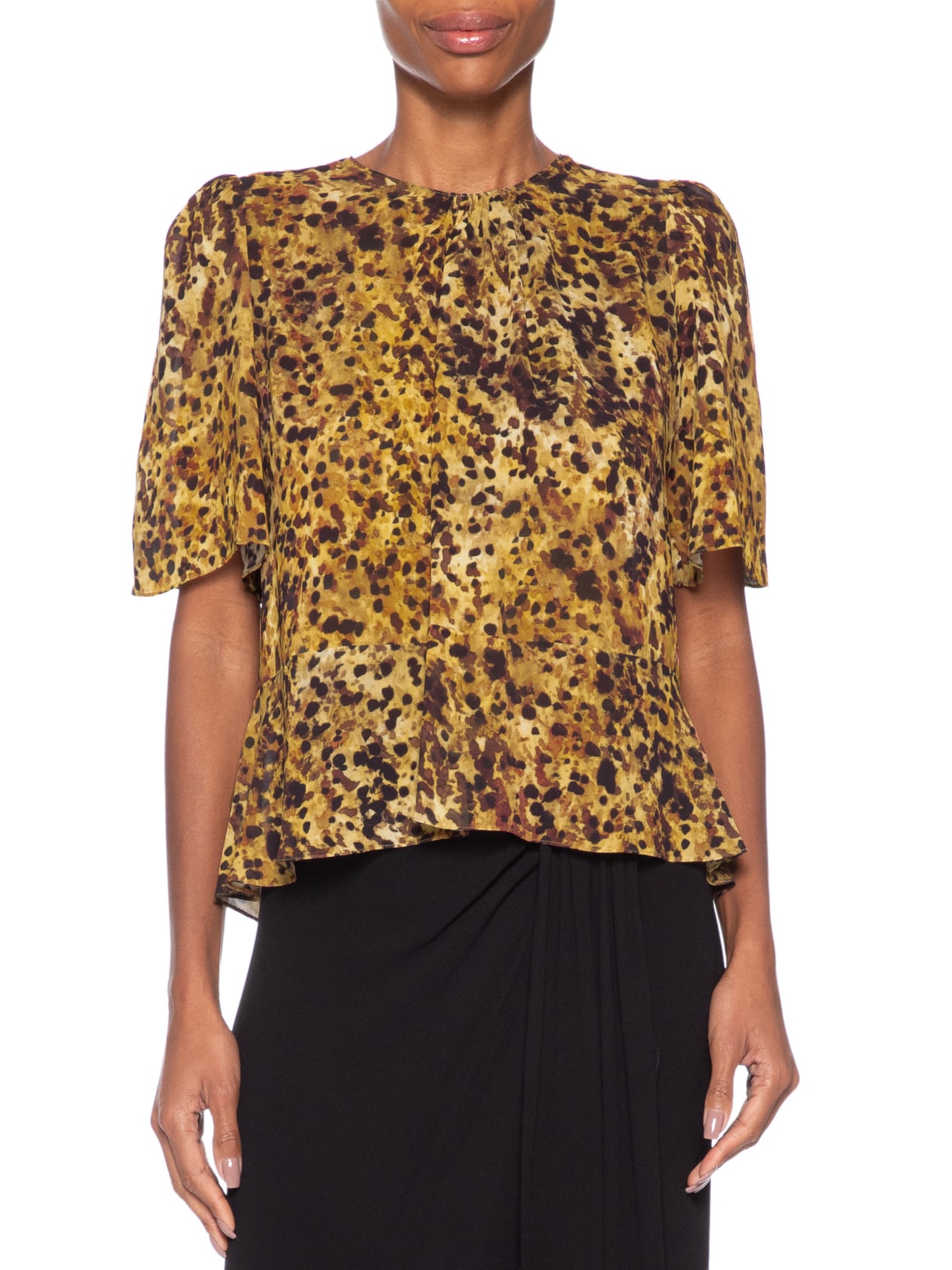 Blusa Feminina Pintada Color – Marrom Animale