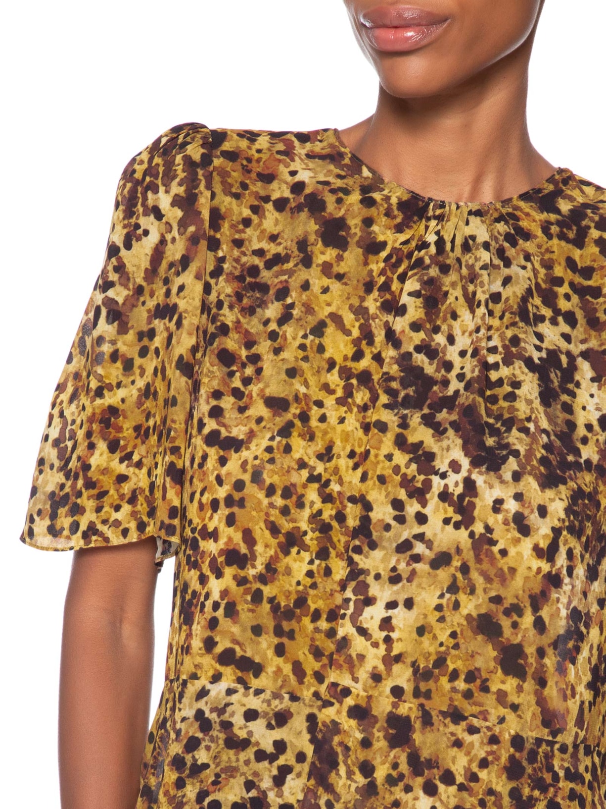 Blusa Feminina Pintada Color – Marrom Animale