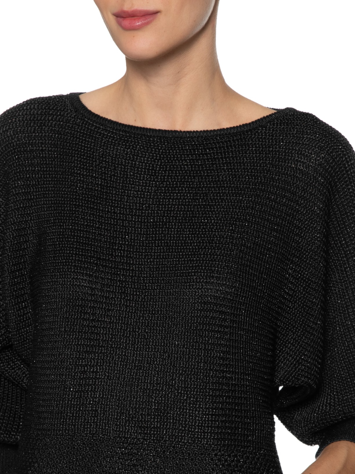 Blusa Feminina Plissa II Preto  Le Lis