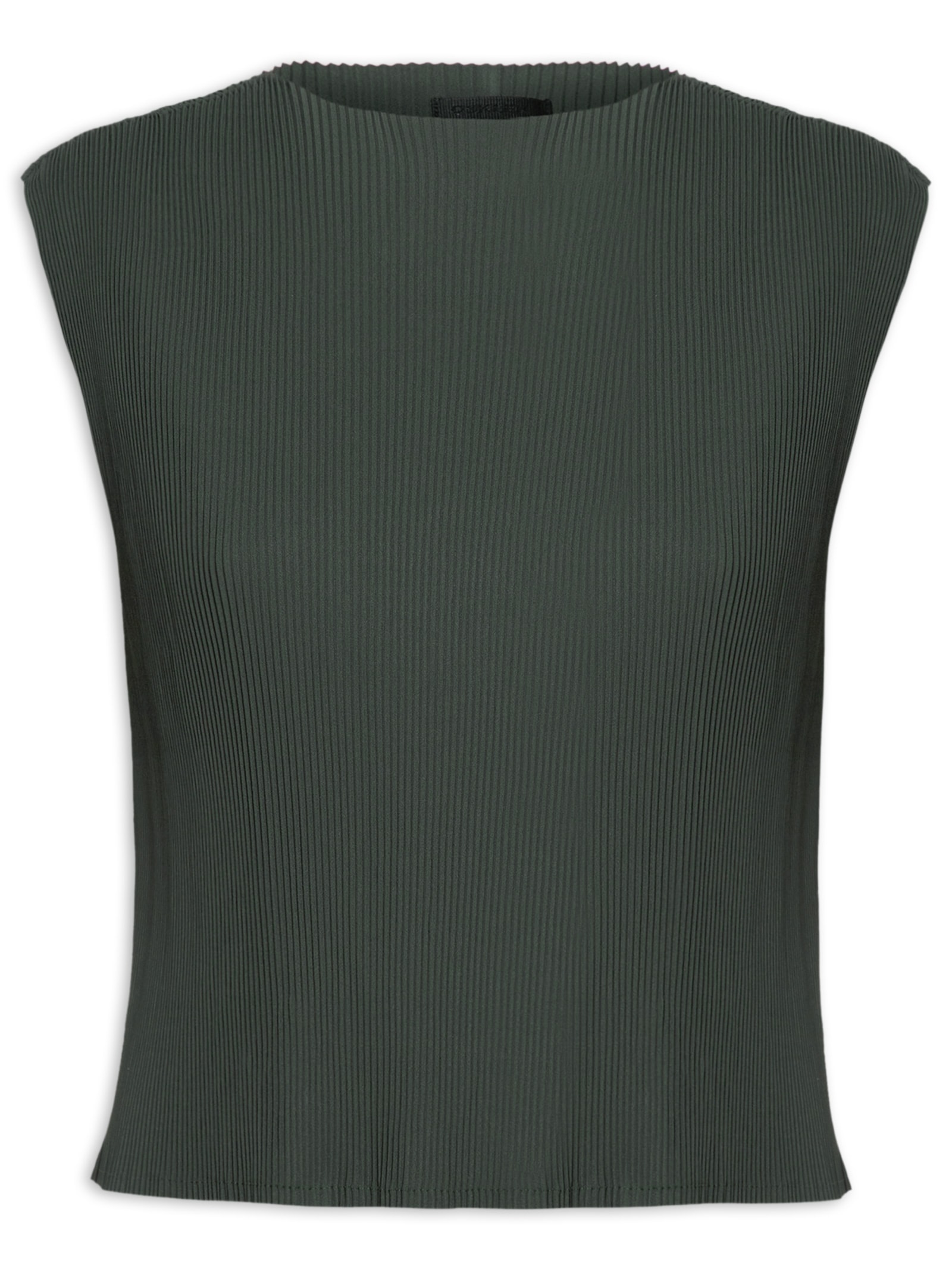 Osklen - Blusa Feminina Plissê - Verde
