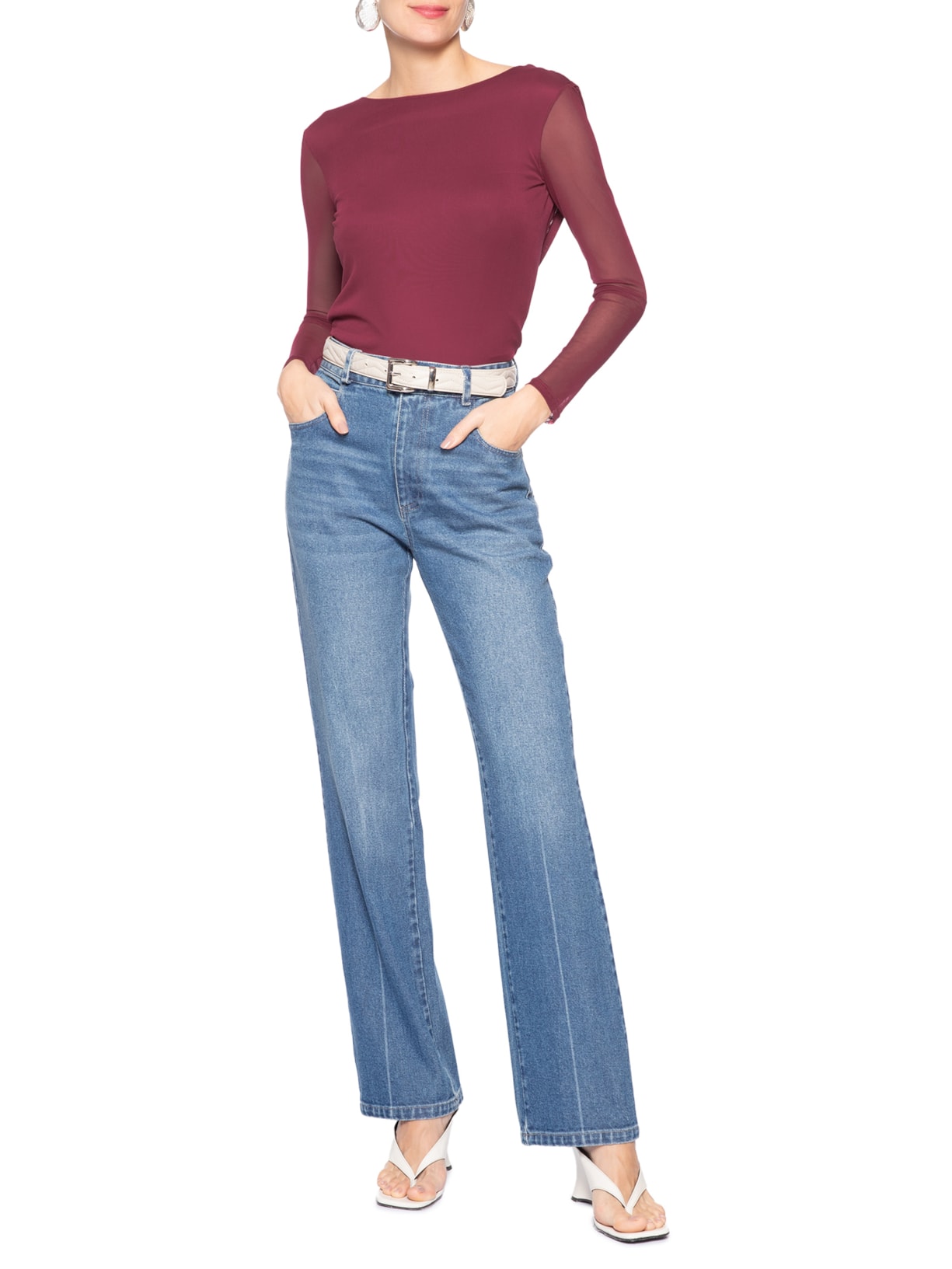 Blusa Feminina Poliana – Vermelho Iorane