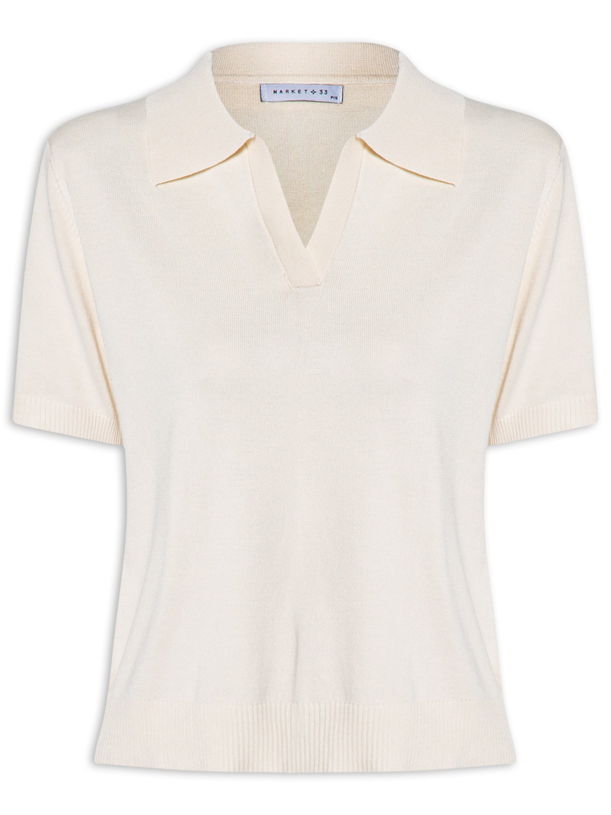 Blusa Feminina Polo em Tricot Off White Market 33