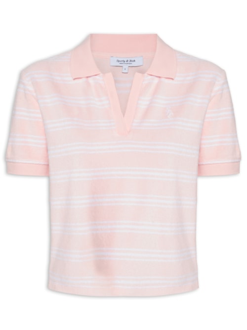Blusa Feminina Polo Terry - Rosa
