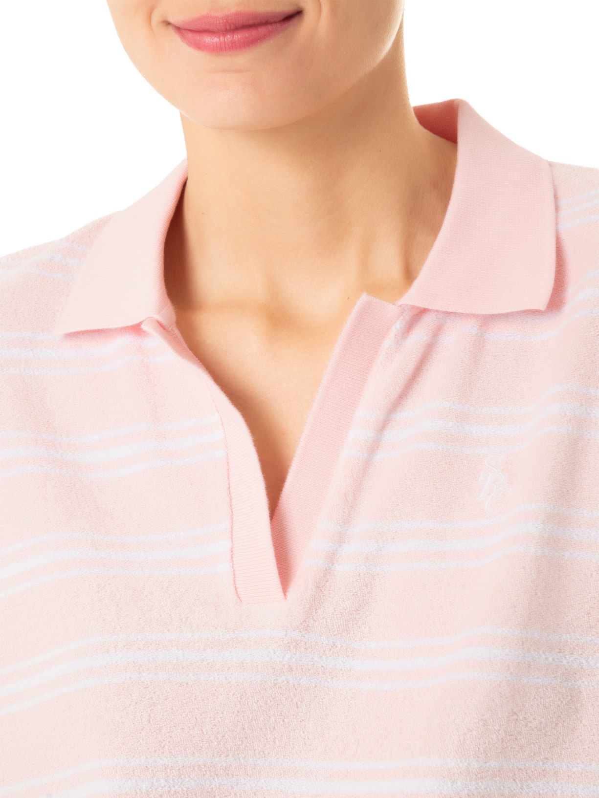 Blusa Feminina Polo Terry Rosa Sporty & Rich