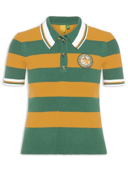 Blusa Feminina Polo Tricot Brasil - Verde