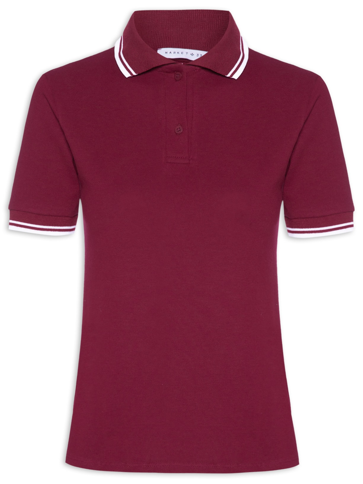 Blusa Feminina Polo Vermelho Market 33
