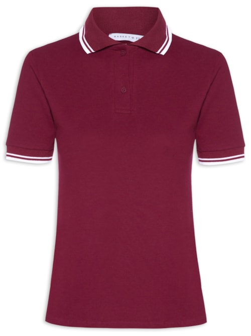 Blusa Feminina Polo - Vermelho