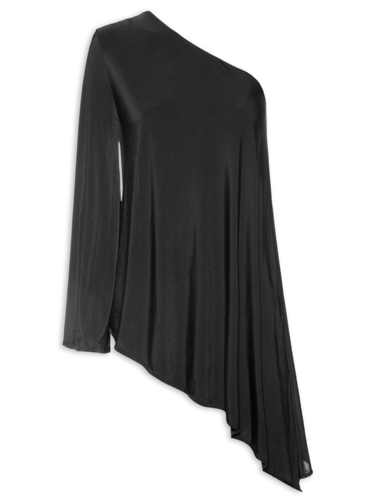Blusa Feminina Ponta Ombro Só Jersey Preto Animale