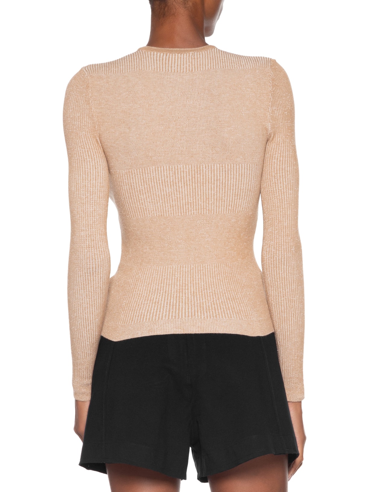 Blusa Feminina Portuguesa New Texture Tricot Bege Animale