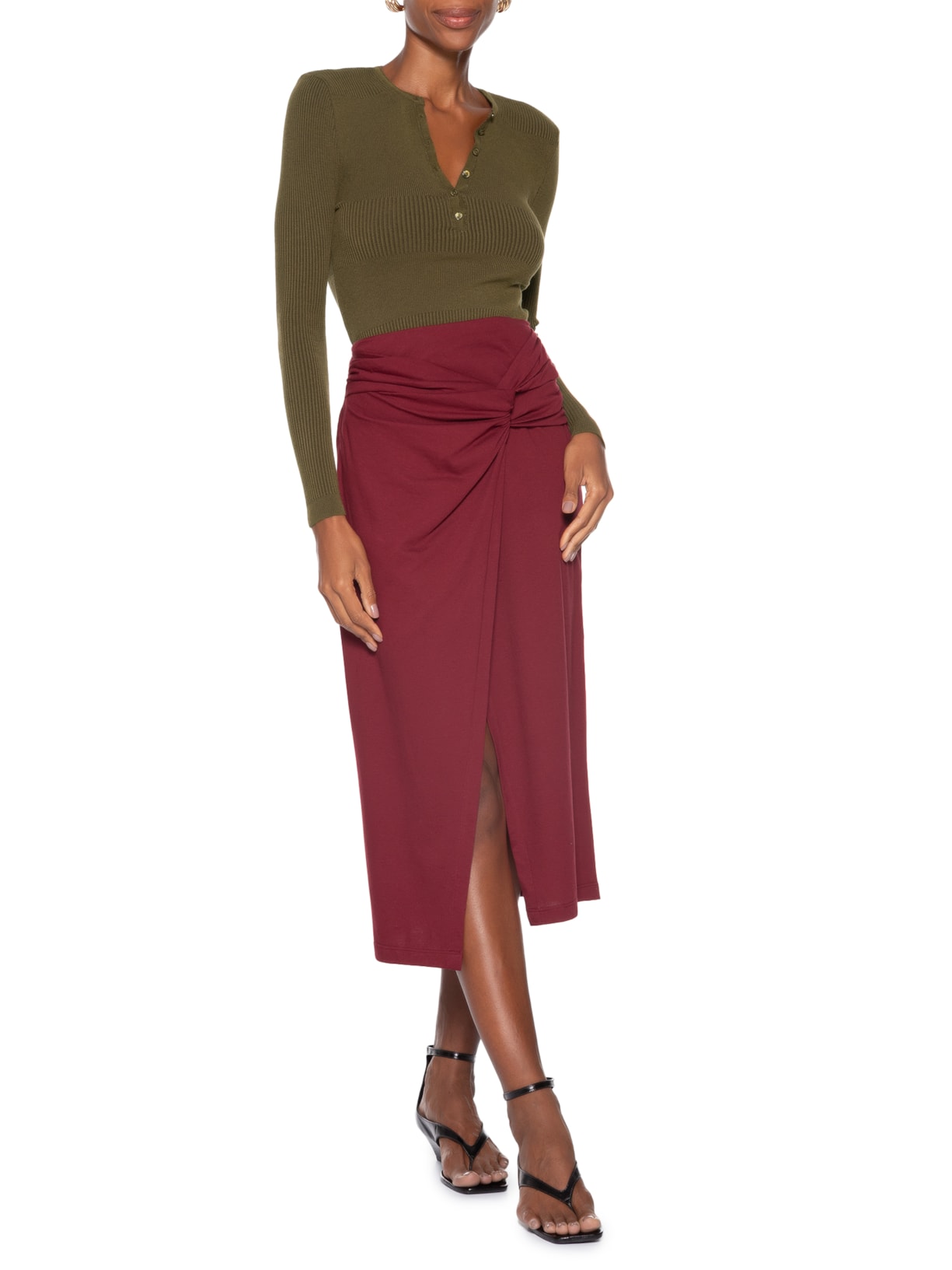 Blusa Feminina Portuguesa New Texture Tricot Verde Animale