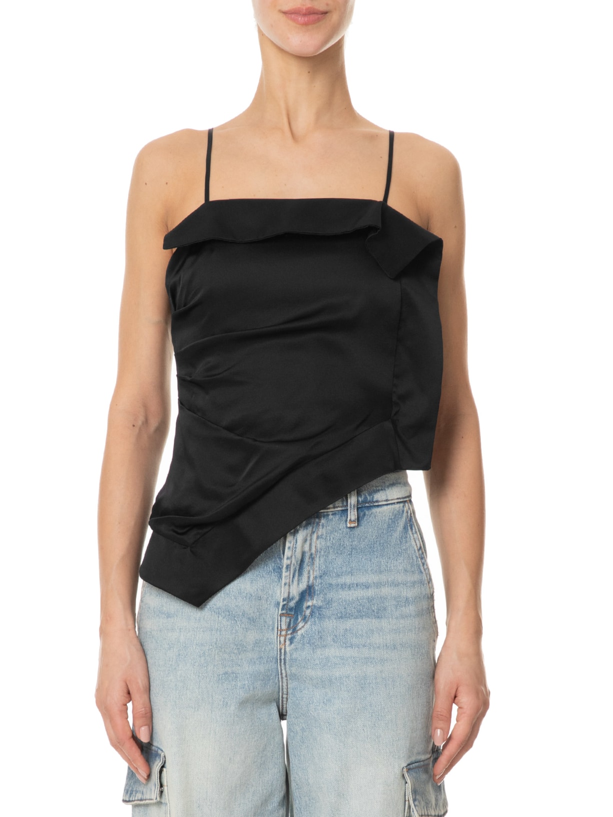 Blusa Feminina Pregan Seda Preto Francesca