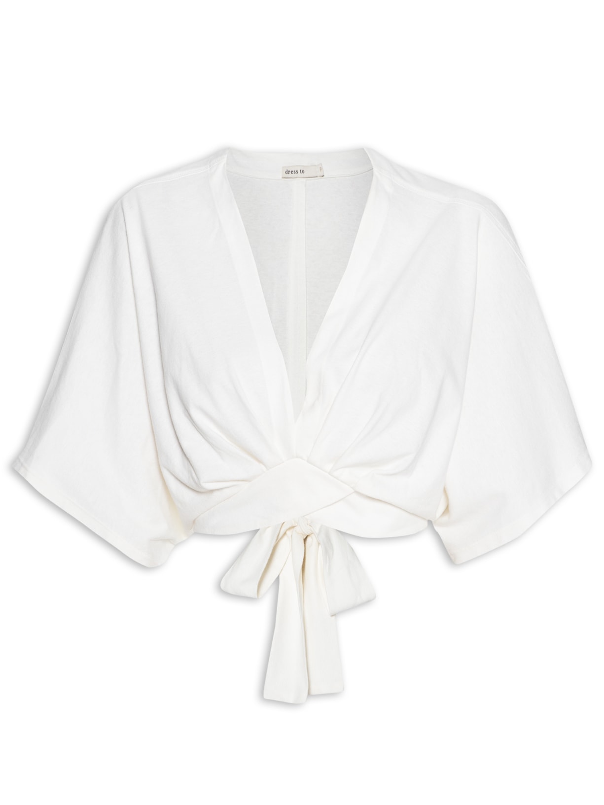 Blusa Feminina Pregas - Branco