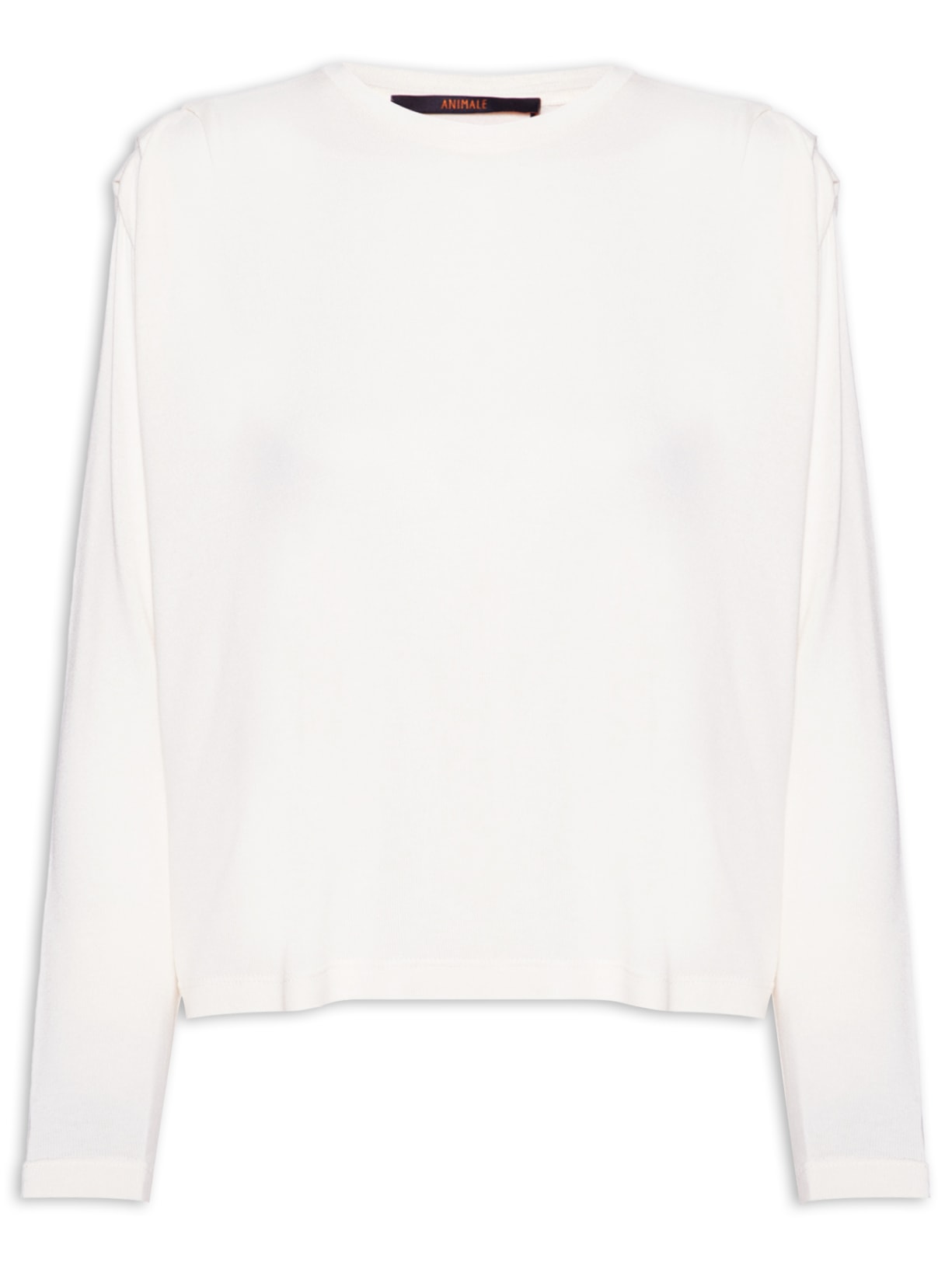 Blusa Feminina Pregas Ombro - Branco