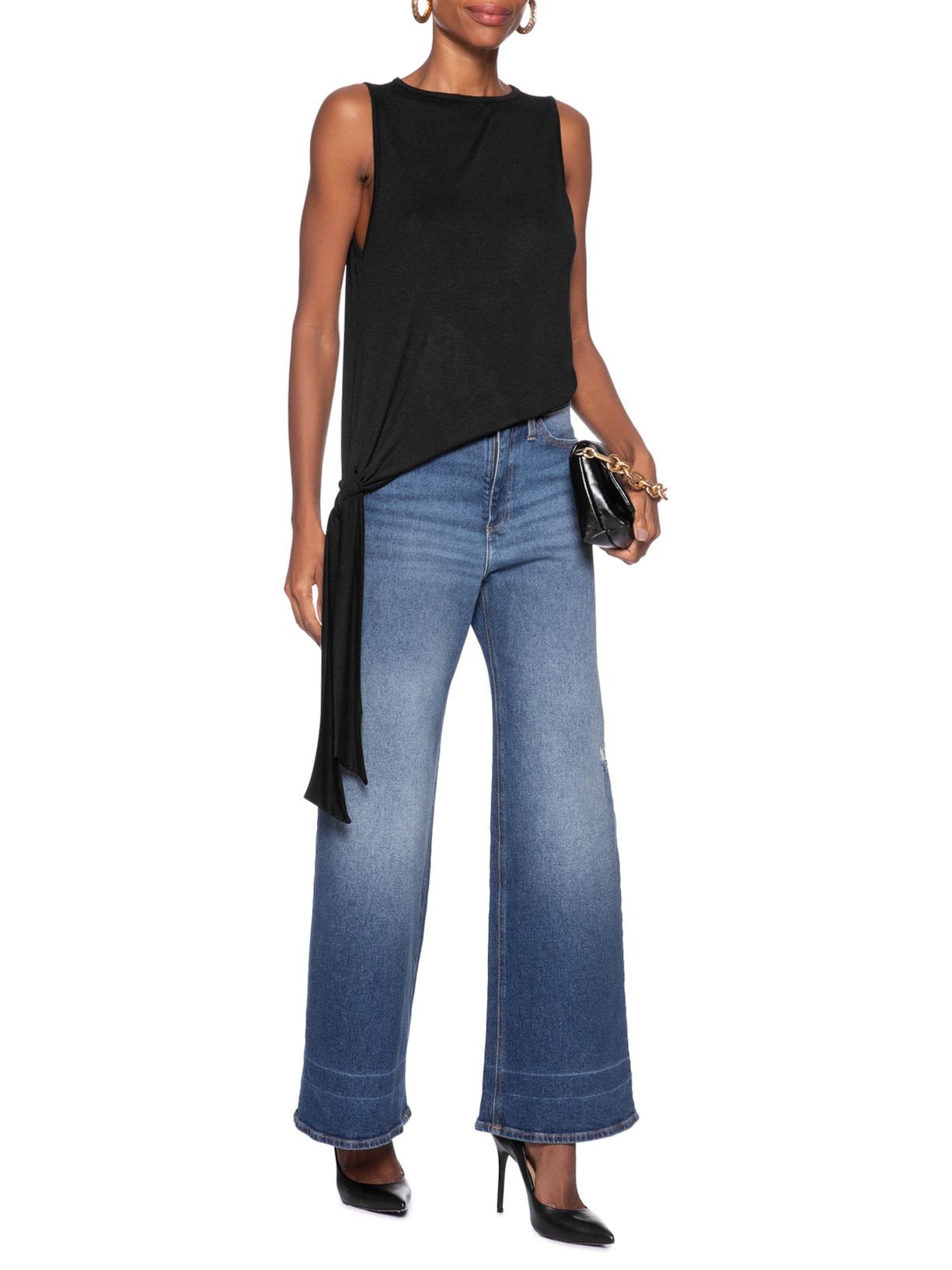 Blusa Feminina  Preto Forum