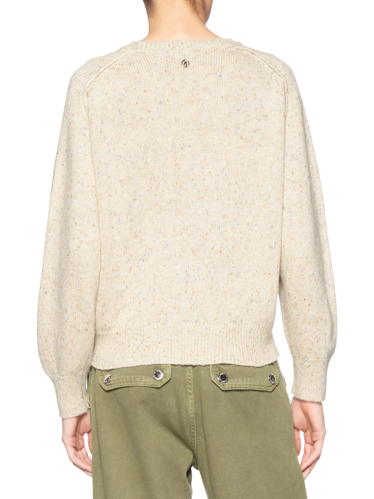 Blusa Feminina Pull De Tricot Bege Animale Jeans