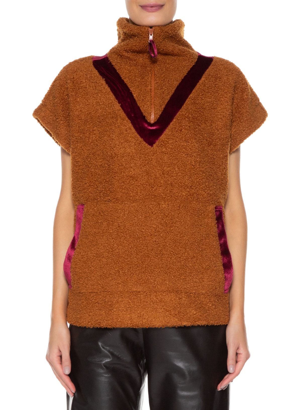 Blusa Feminina Pullover Alberta Marrom Lilly Sarti