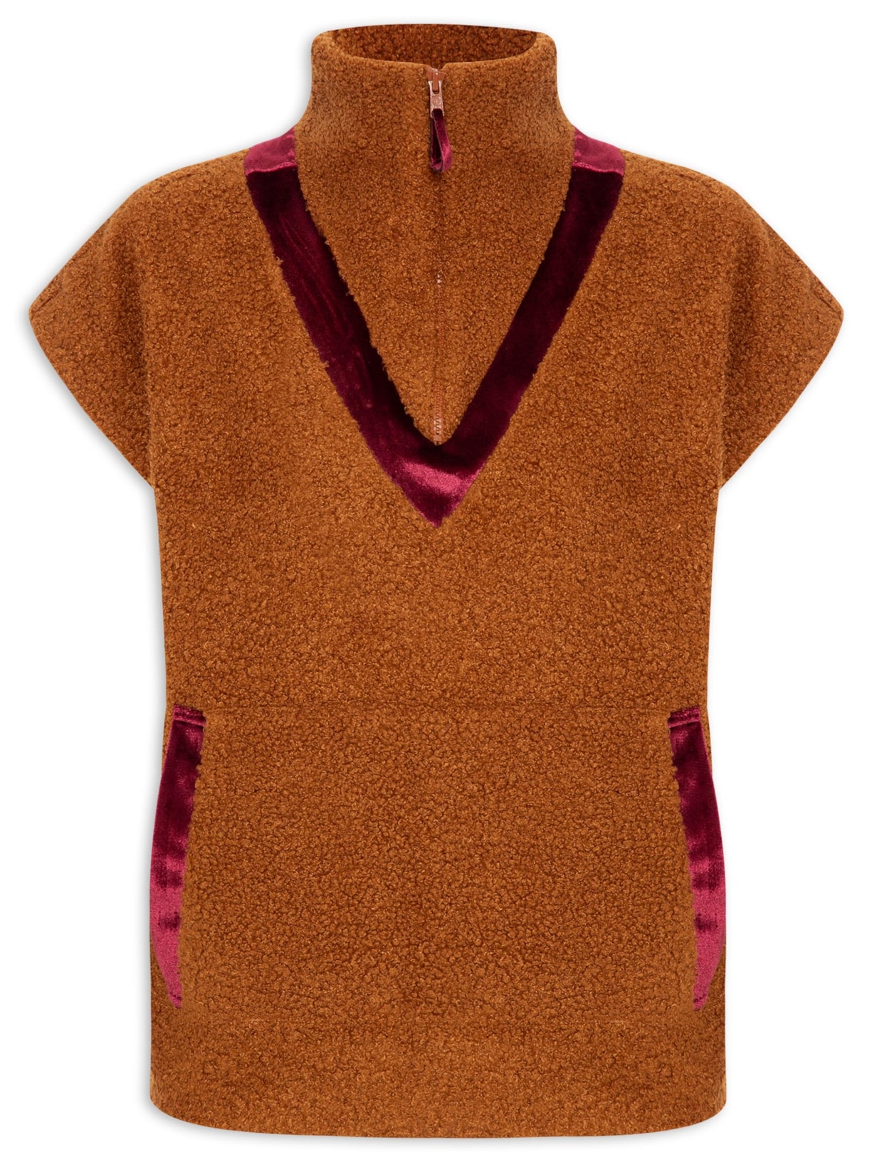 Blusa Feminina Pullover Alberta Marrom Lilly Sarti