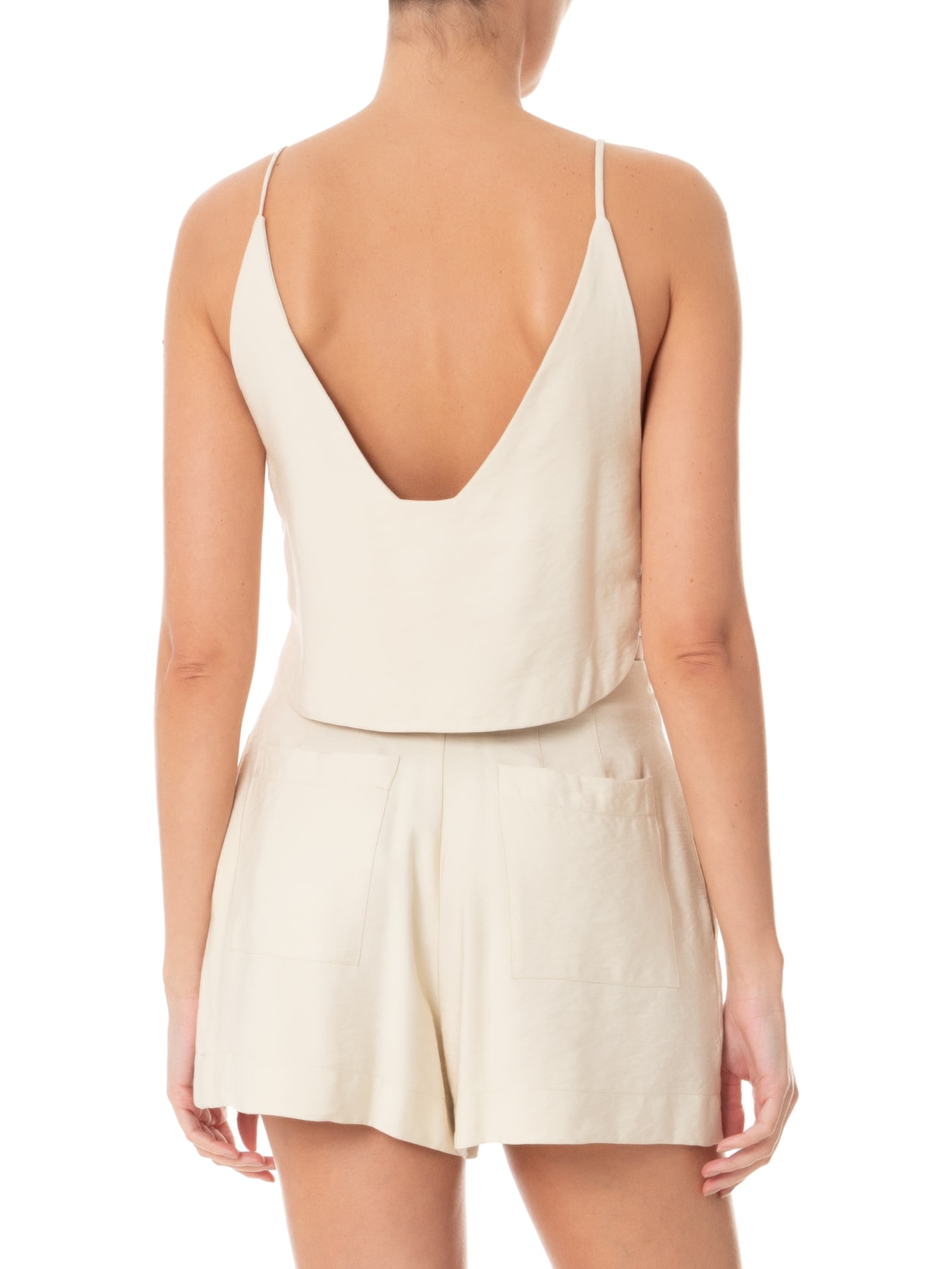 Blusa Feminina Quadradinha Bege Dress To