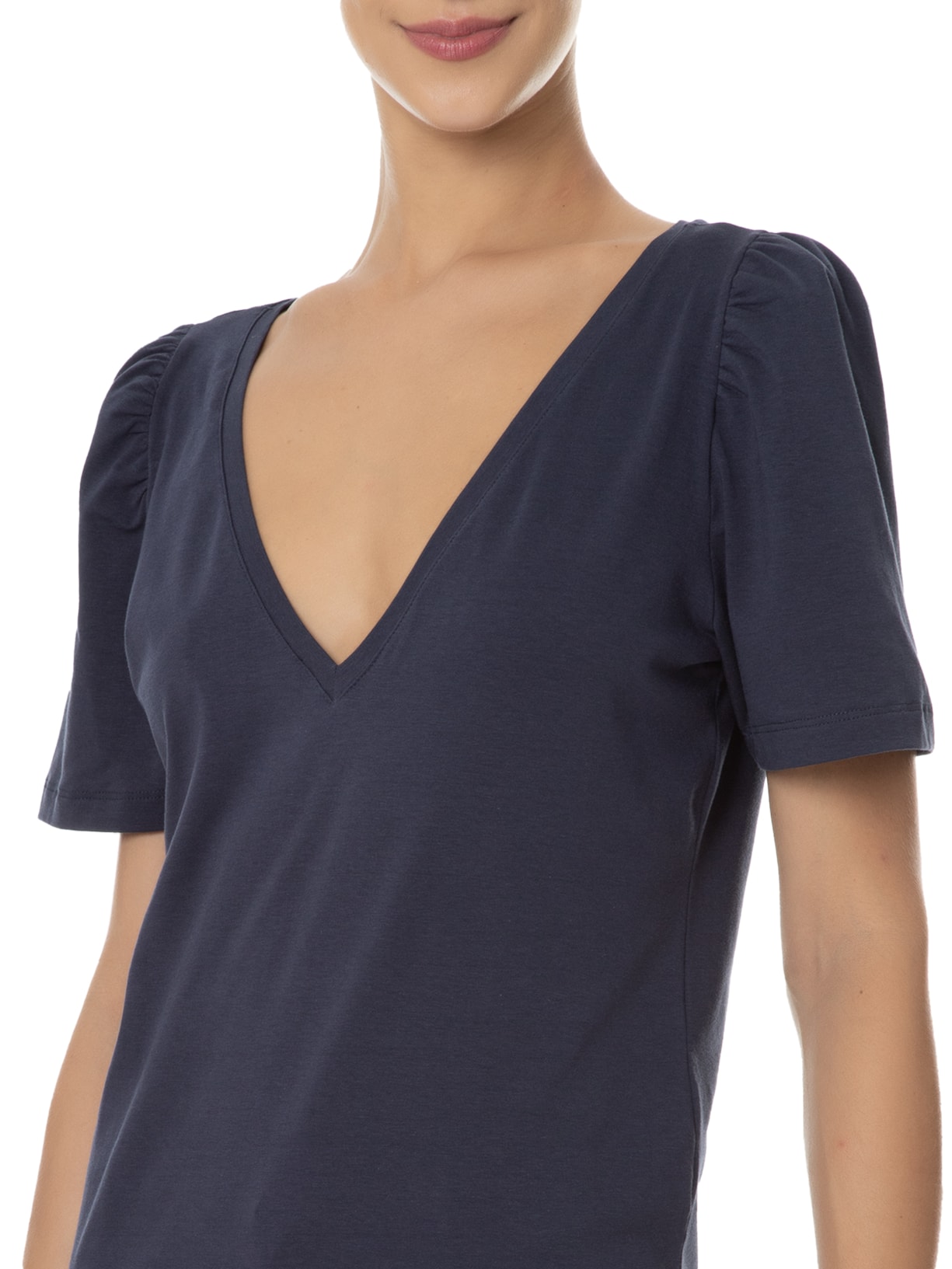 Blusa Feminina Queen M Azul Camys