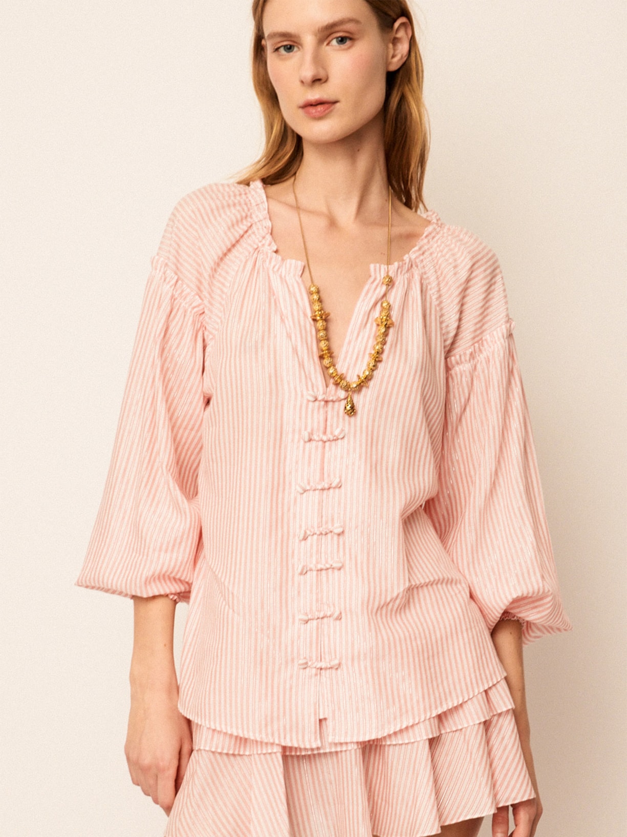 Blusa Feminina Rafaela Rosa Mixed