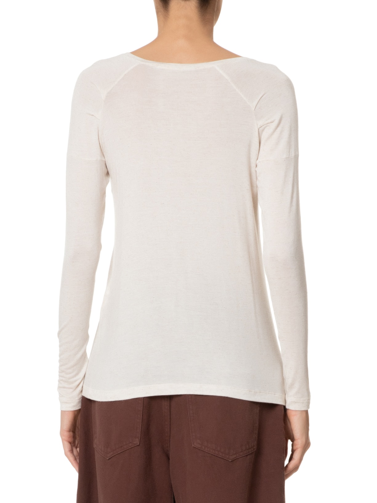 Blusa Feminina Raglan Desconstruída Basic Bege Animale