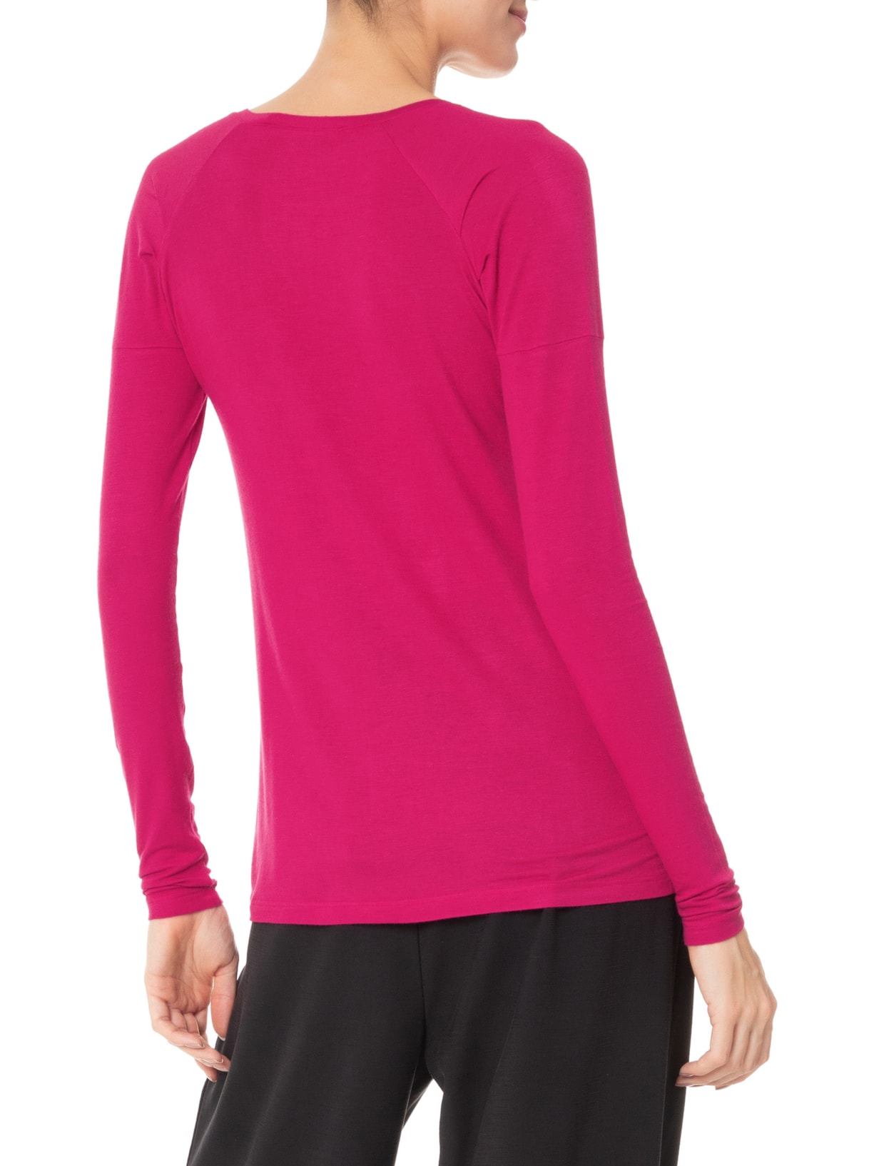 Blusa Feminina Raglan Desconstruída Basic Rosa Animale