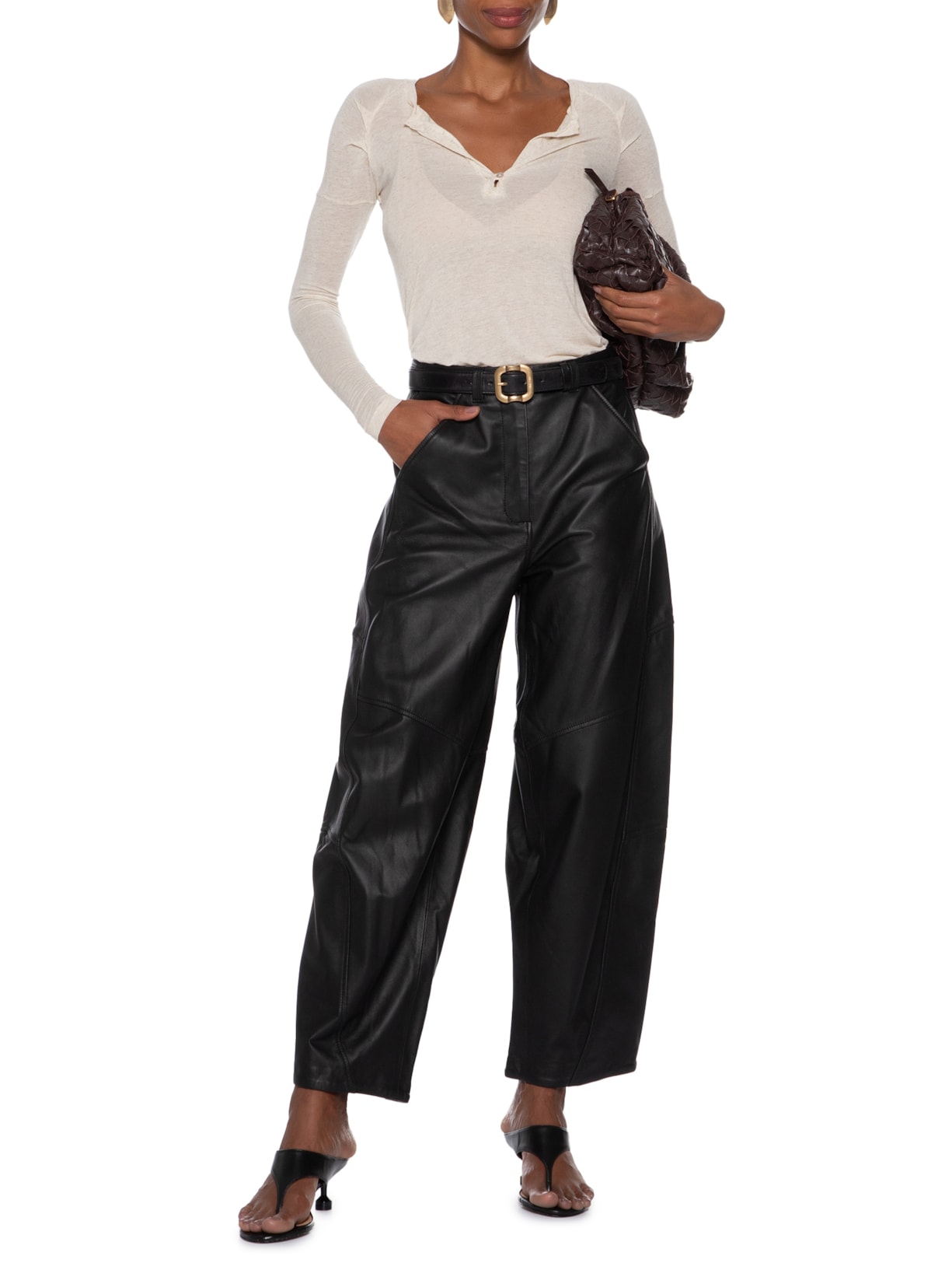 Blusa Feminina Raglan Desconstruída Básica Branco Animale