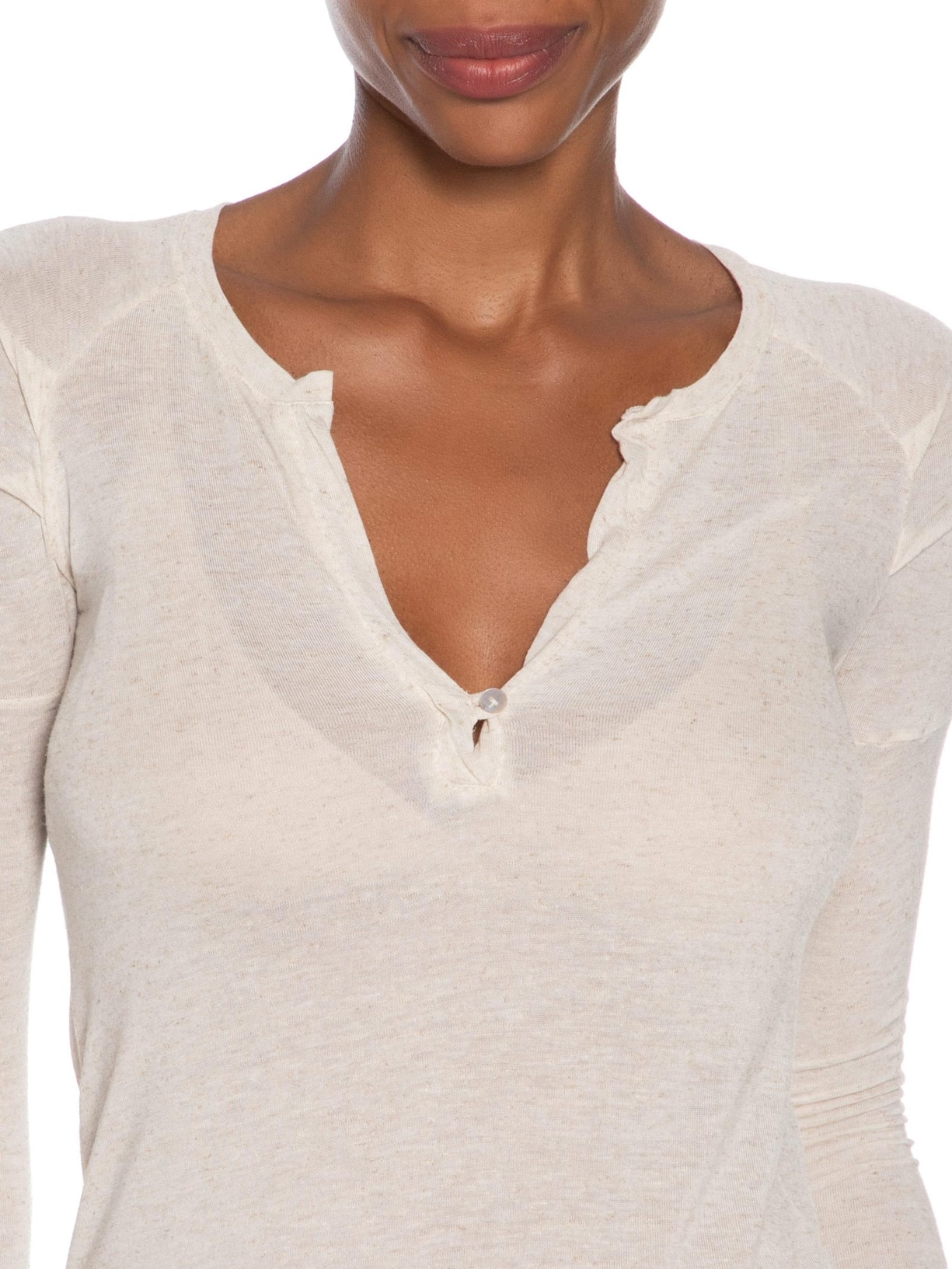 Blusa Feminina Raglan Desconstruída Básica Branco Animale