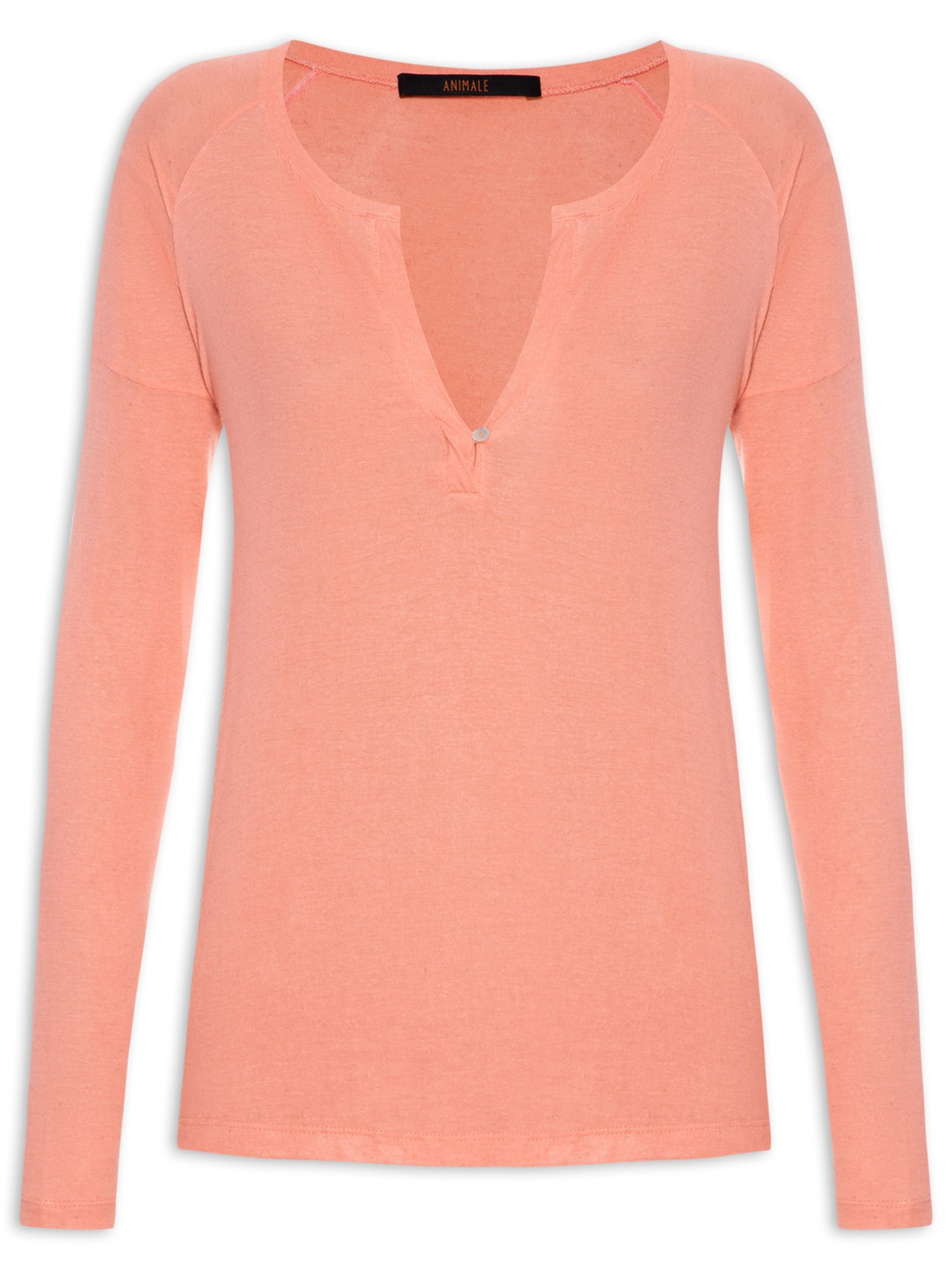 Blusa Feminina Raglan Desconstruída - Rosa