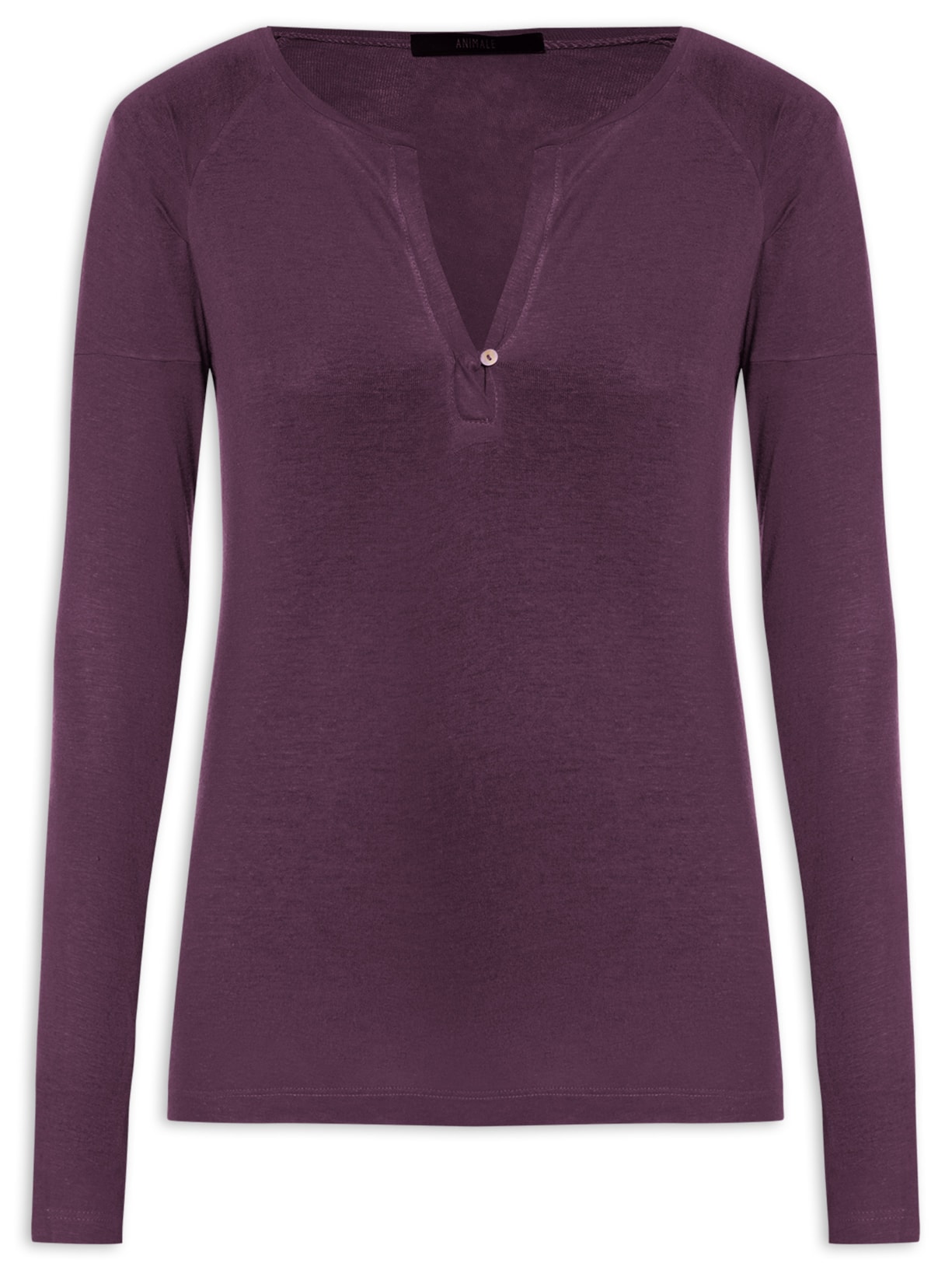 Blusa Feminina Raglan Desconstruída - Roxo