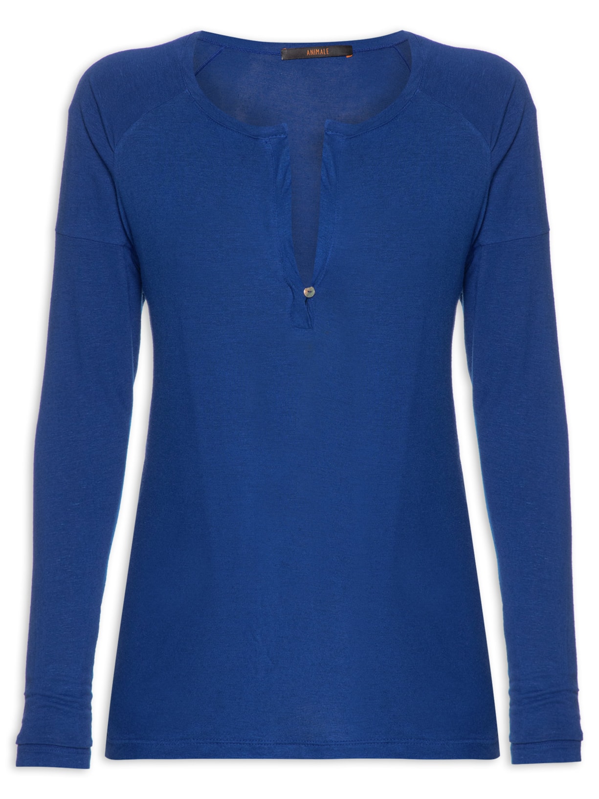 Blusa Feminina Raglan Desconstruída Sodalita - Azul